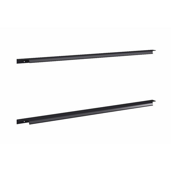 Úchytky Cetina čierne 60 cm 2 ks