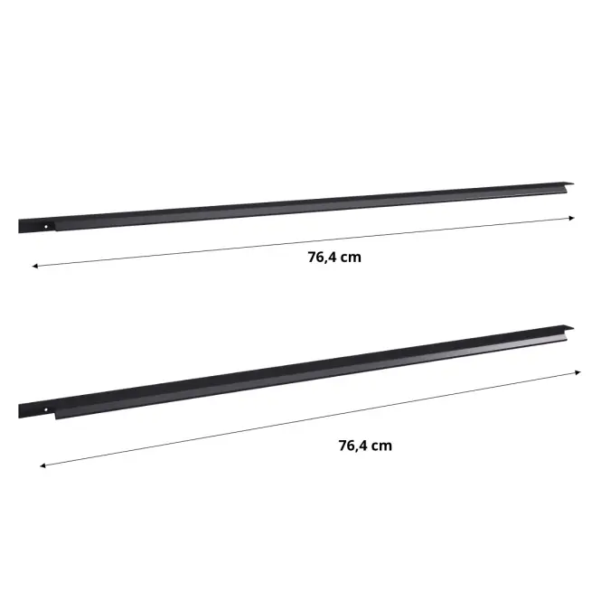 Úchyt Cetina čierny 80 cm (2 ks)
