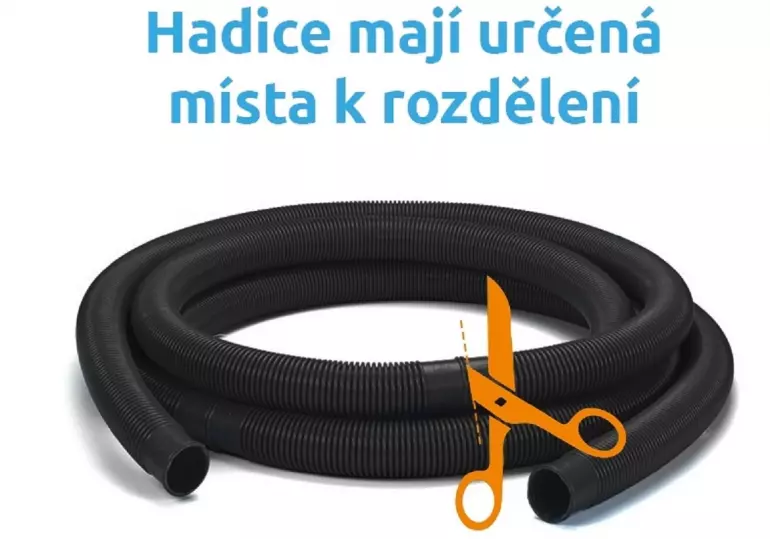 Hadica bazénová 5x1 m čierna,3