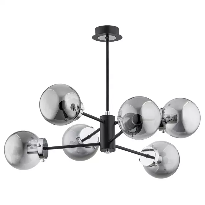 Lampa Krab black 62117 LW6