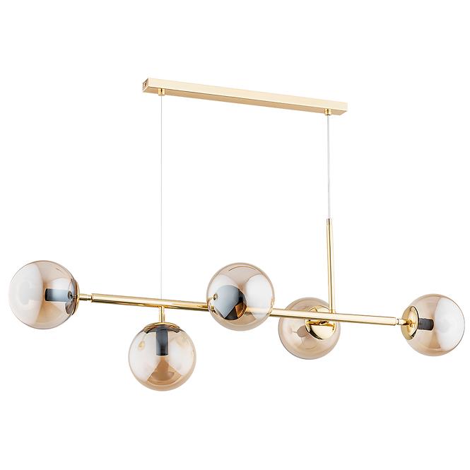 Lampa Dansa gold 5 Pł 63019 LW5