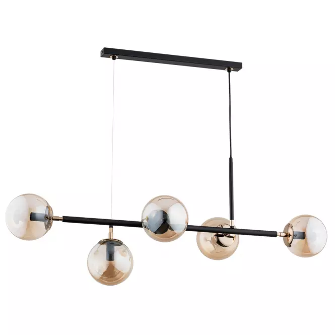 Lampa Dansa black 5 Pł 63020 LW5
