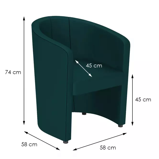 Kreslo Kora Monolith 37,5