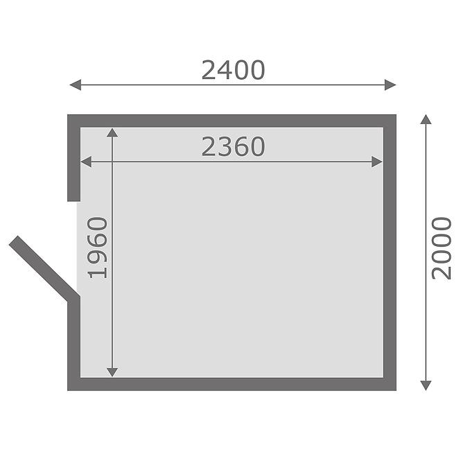 Domček IRYS 240x200