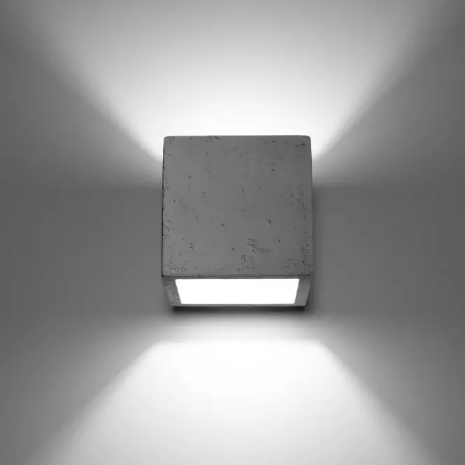 Nástenná lampa Geri betón
