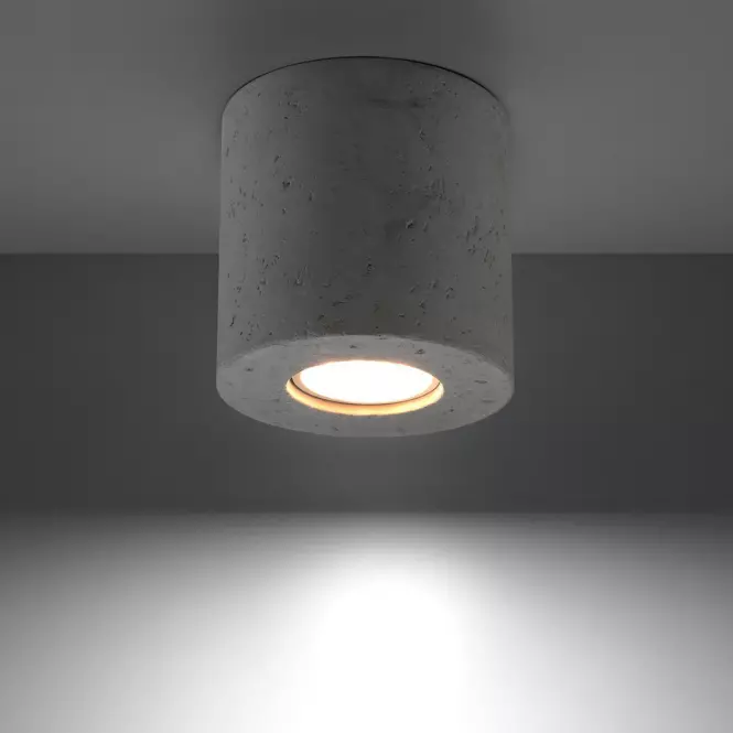 Stropná lampa Cindy betón
