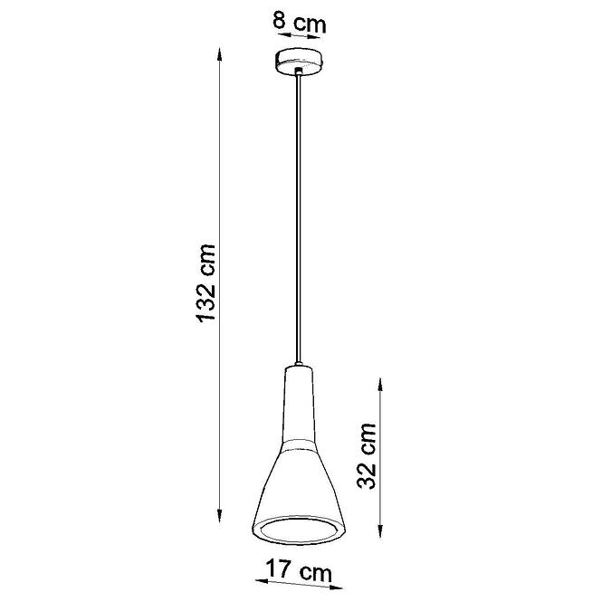 Závesná lampa Mogrenda