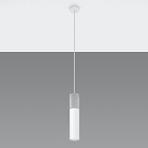 Závesná lampa Pennala 1 biela