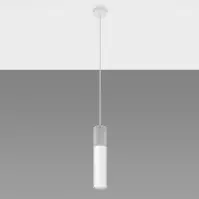 Závesná lampa Pennala 1 biela