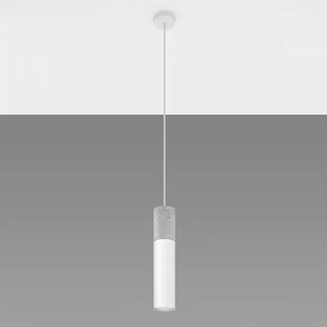 Závesná lampa Pennala 1 biela