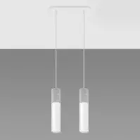 Závesná lampa Pennala 2 biela