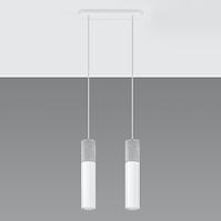 Závesná lampa Pennala 2 biela