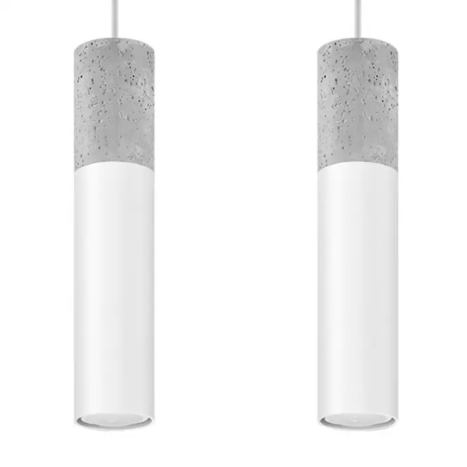 Závesná lampa Pennala 2 biela