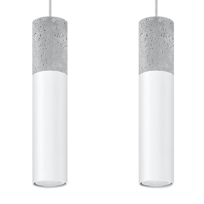 Závesná lampa Pennala 2 biela