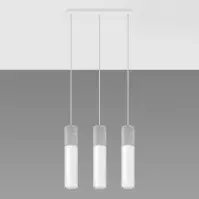 Závesná lampa Pennala 3 biela