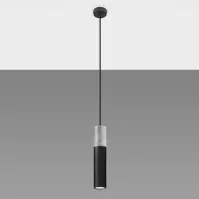 Závesná lampa Pennala 1 čierna