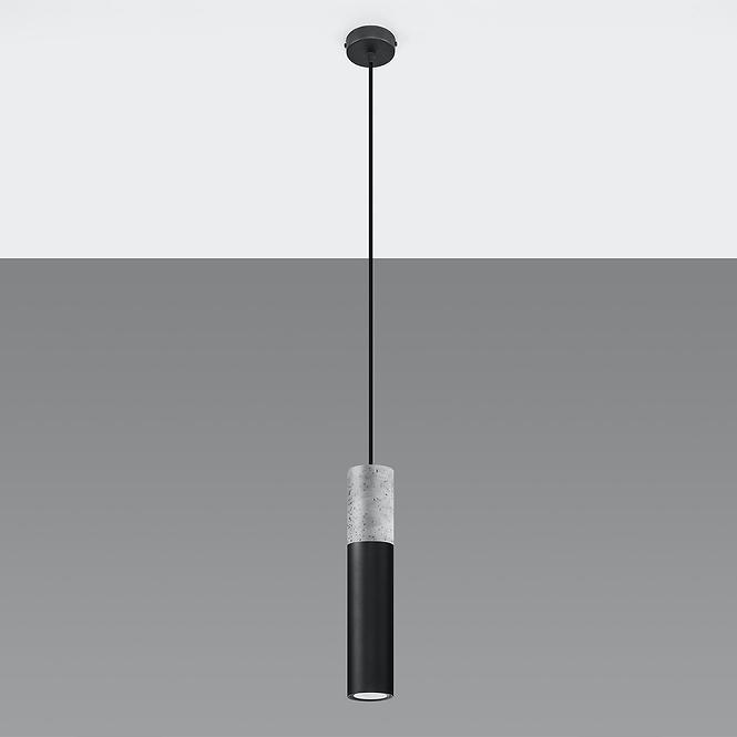 Závesná lampa Pennala 1 čierna
