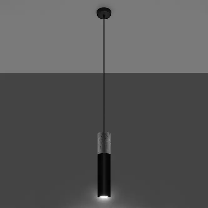 Závesná lampa Pennala 1 čierna