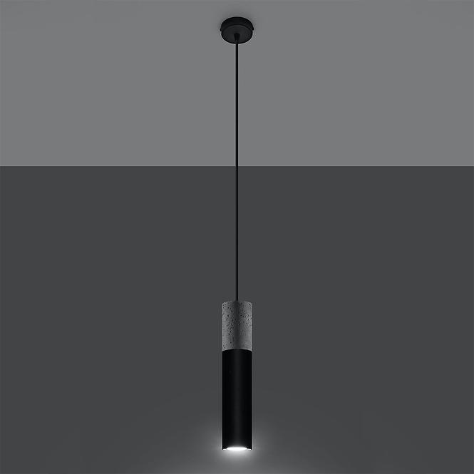 Závesná lampa Pennala 1 čierna