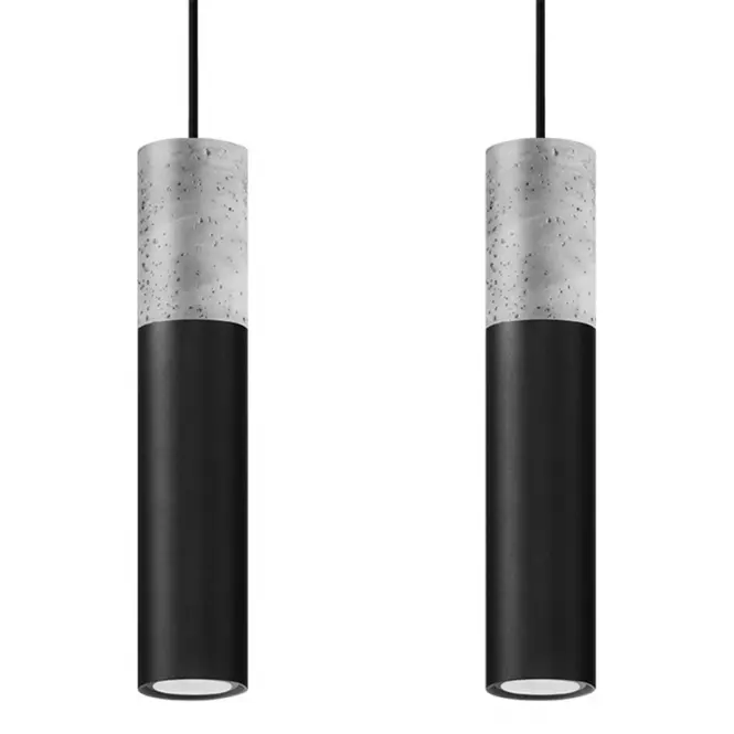 Závesná lampa Pennala 2 čierna