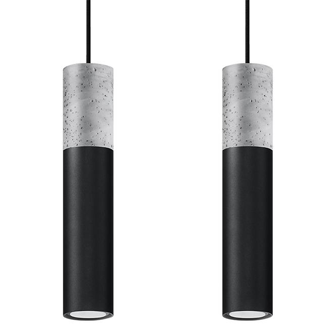 Závesná lampa Pennala 2 čierna