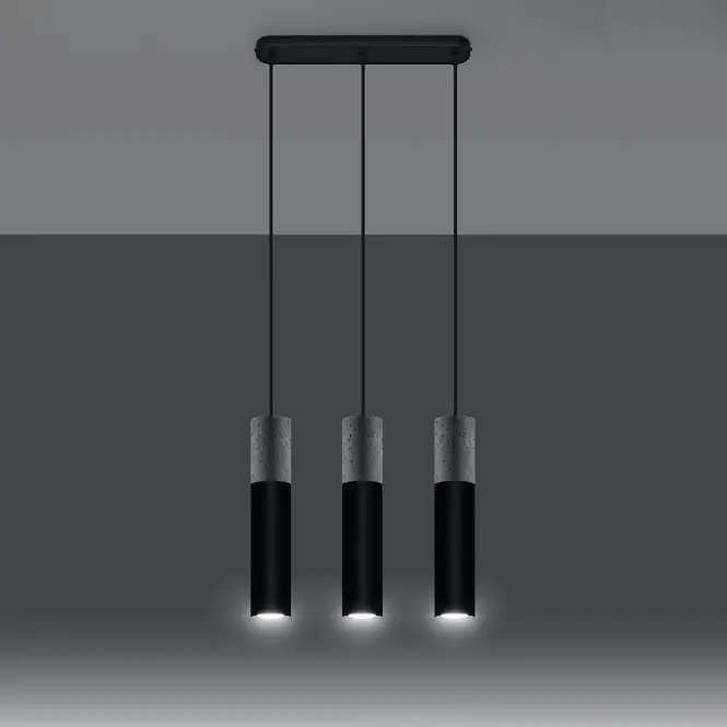 Závesná lampa Pennala 3 čierna,2