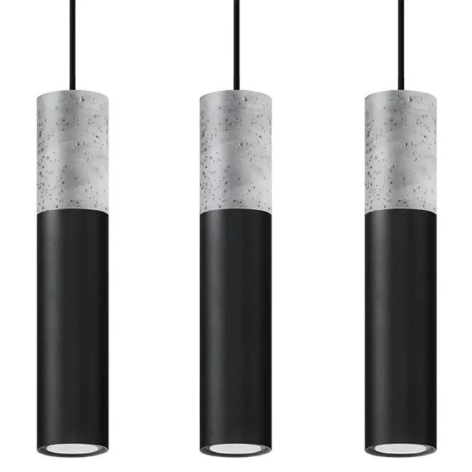 Závesná lampa Pennala 3 čierna,3