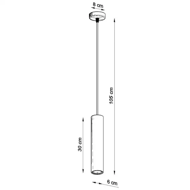 Závesná lampa Lapilla 1