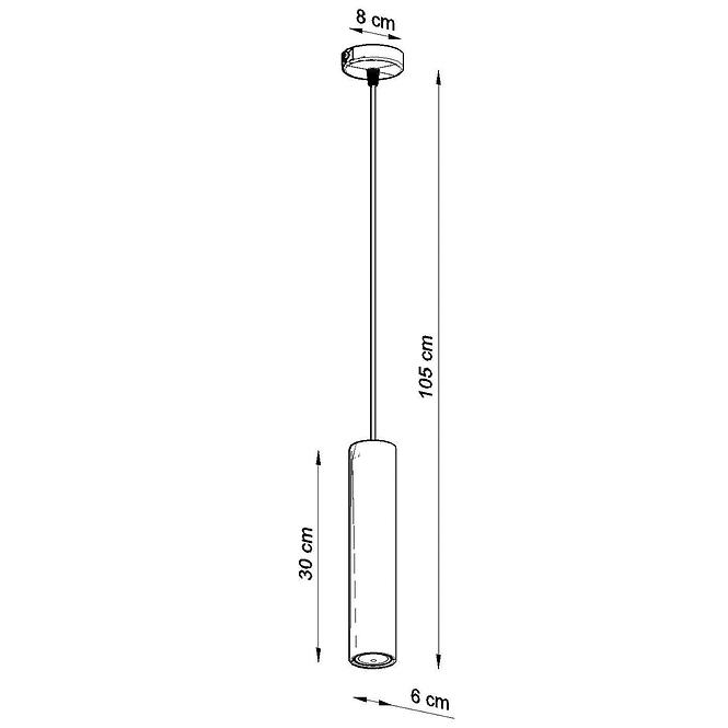 Závesná lampa Lapilla 1