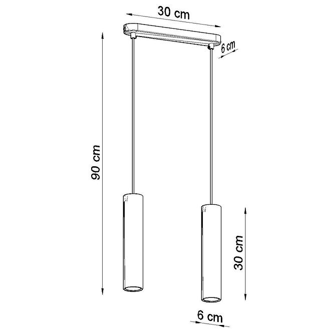 Závesná lampa Lapilla 2