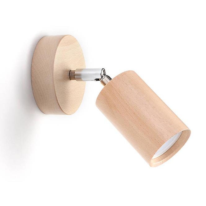 Nástenná lampa Rinne prírodné drevo