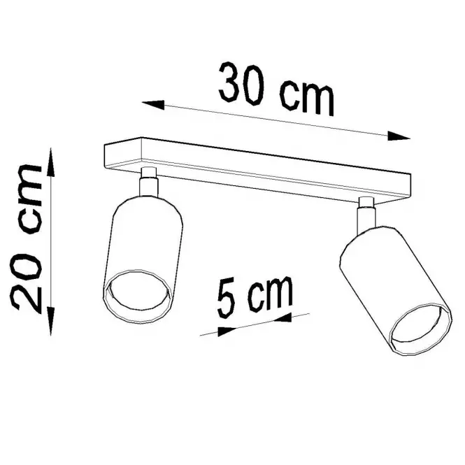 Nástenná lampa Rinne 2 prírodné drevo