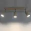 Nástenná lampa Rinne 3 drevo
