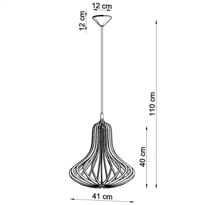 Závesná lampa Svano