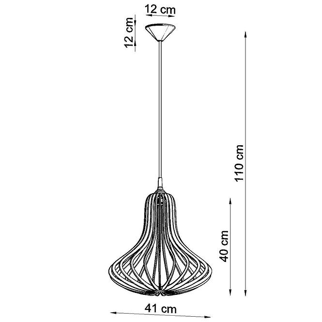 Závesná lampa Svano