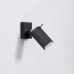 Nástenná lampa Oregon čierna
