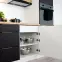Kuchynská skrinka Denis d60sł 2133 pl 2fr čierna mat/biela,15