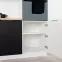 Kuchynská skrinka Denis d60sł 2133 pl 2fr čierna mat/biela,4