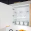 Kuchynská skrinka Denis d40s/3 čierna mat/biela,25