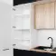 Kuchynská skrinka Denis w30 pl čierna mat/biela,18