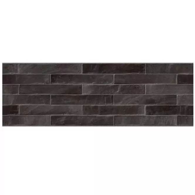Obklad Brick XL negro rekt. 25/75