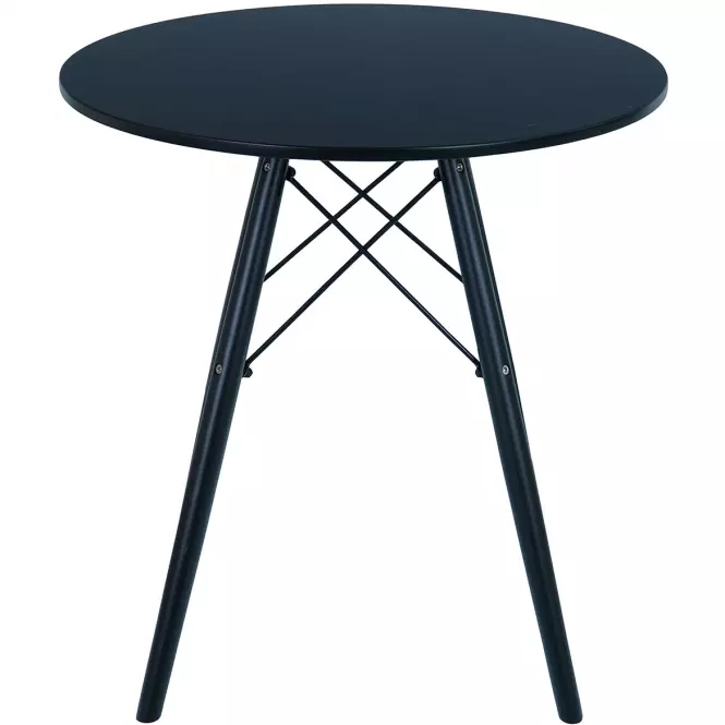 Stôl Oslo 80CM čierna,2