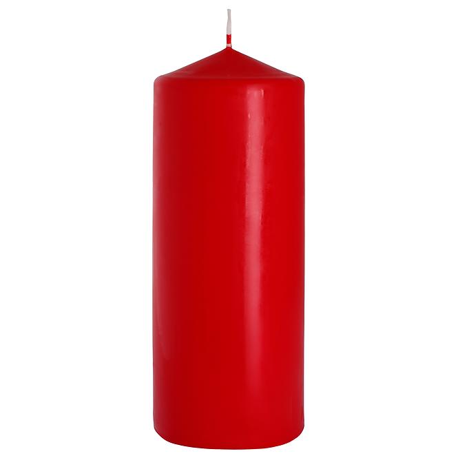 Sviečka valček 80/200 A1 červená 030