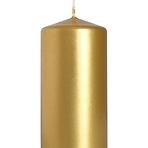 Sviečka valček 60/120 A1 zlatá metalíza 213