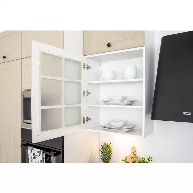 Skrinka do kuchyne Irma W60/68 Slim Pl Z Digestor Strieborná C