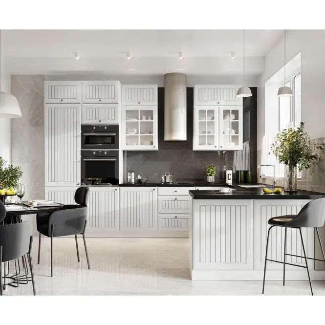 Skrinka do kuchyne Irma W60grf/2 Biely hrášok Mat,3