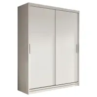 Skriňa s posuvnými dverami Nico I 110cm – biela, dvojdverová