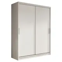 Skriňa s posuvnými dverami Nico I 110cm – biela, dvojdverová