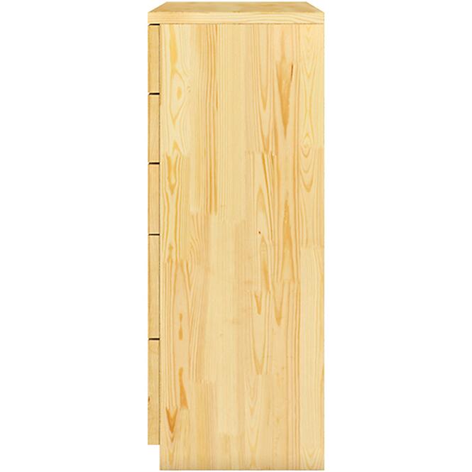 Komoda drevená  borovica 8s Skandica Spectrum prírodná,5