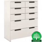 Komoda drevená buk 8s Skandica Spectrum Biely